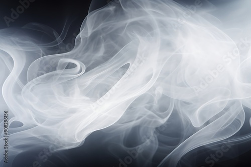 Smoke on a black background