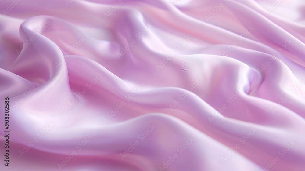 Serene Lavender and Pink Waves on Satin - Tranquil Abstract Background Serene Lavender and Pink Waves on Satin - Tranquil Abstract Background