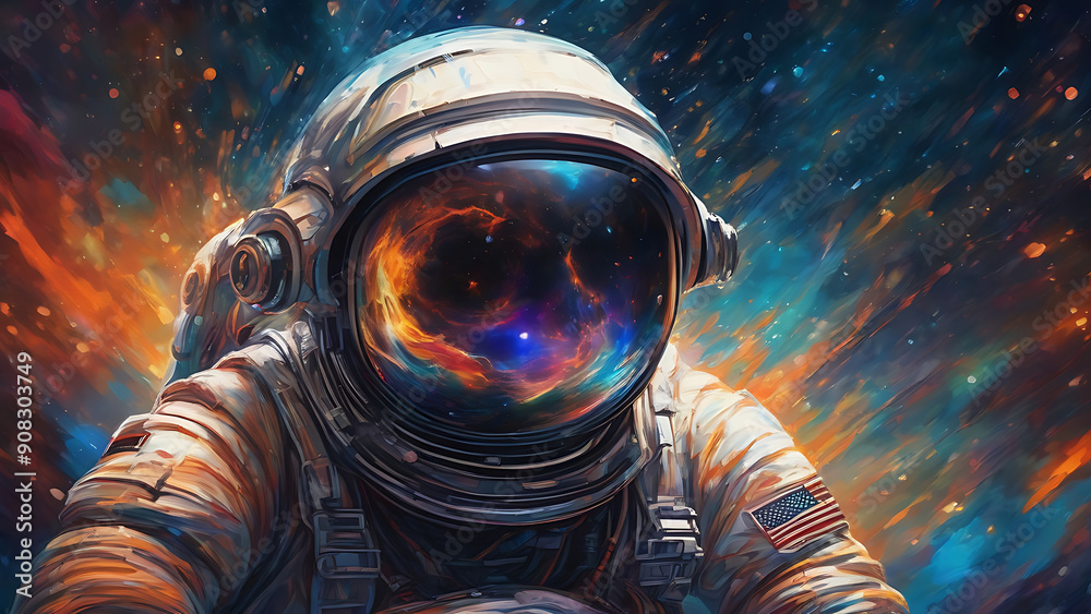 astronaut in space astronaut in space