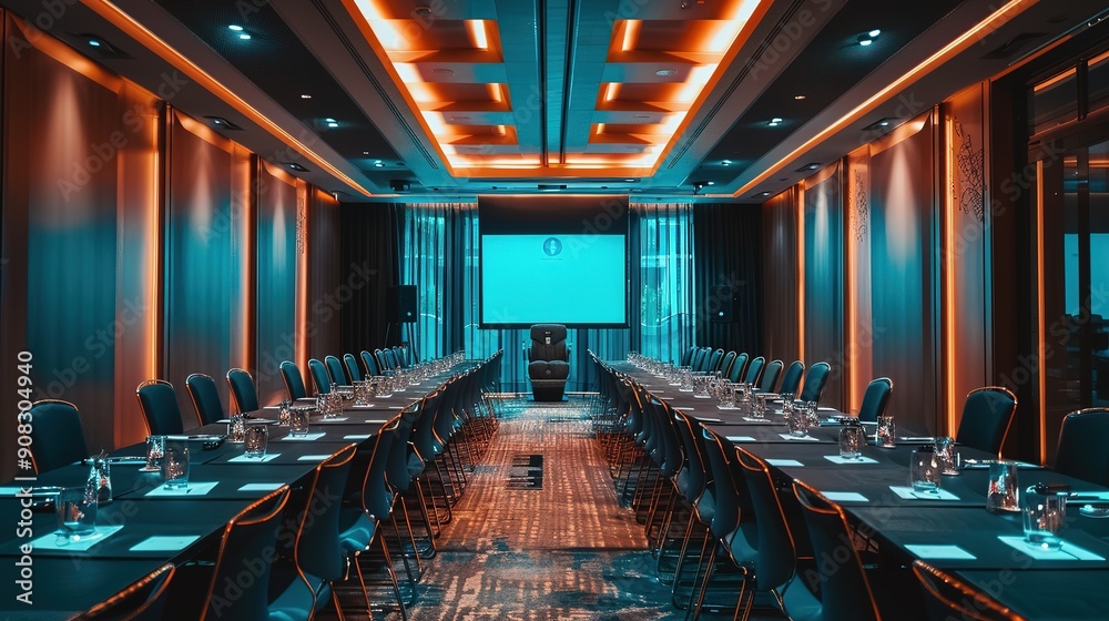Naklejka premium conference room