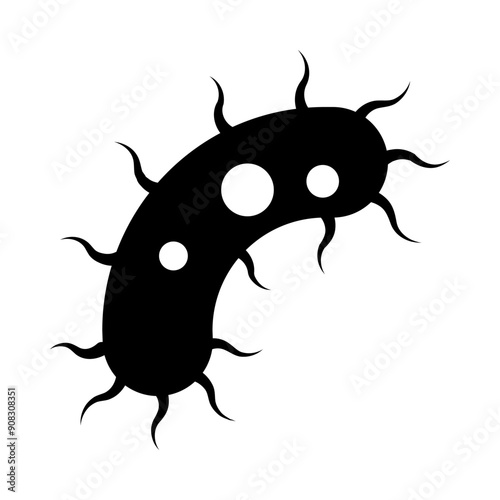 Microbe icon template