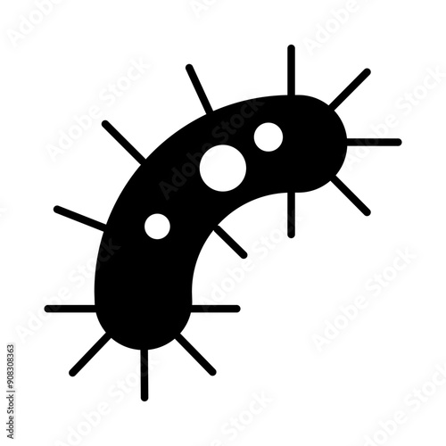 Microbe icon template