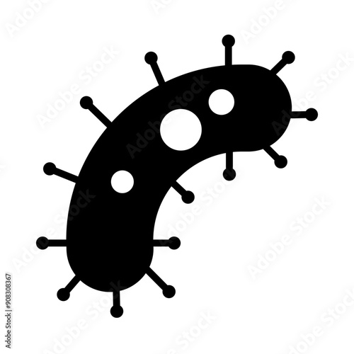 Microbe icon template