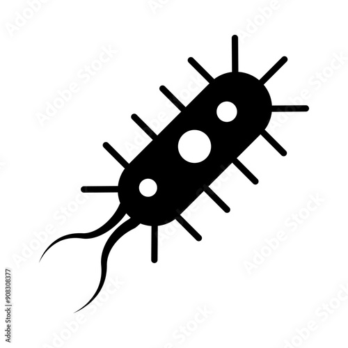 Microbe icon template