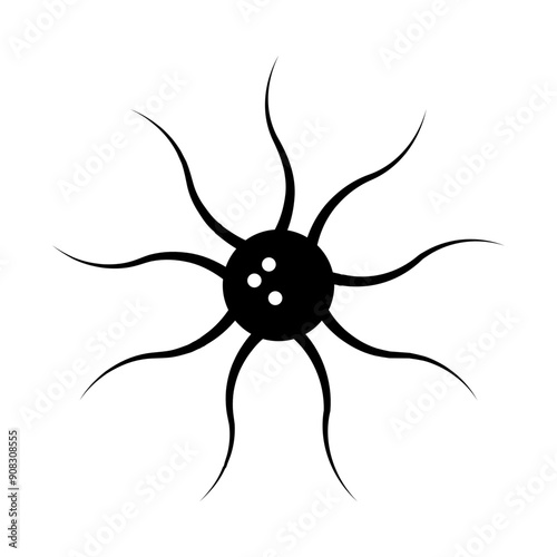 Microbe icon template