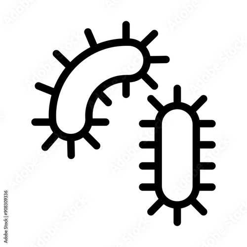 Microbe icon template