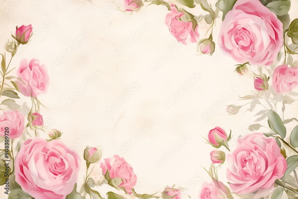 Free watercolor Rose blossom drawing white background Free watercolor Rose blossom drawing white background