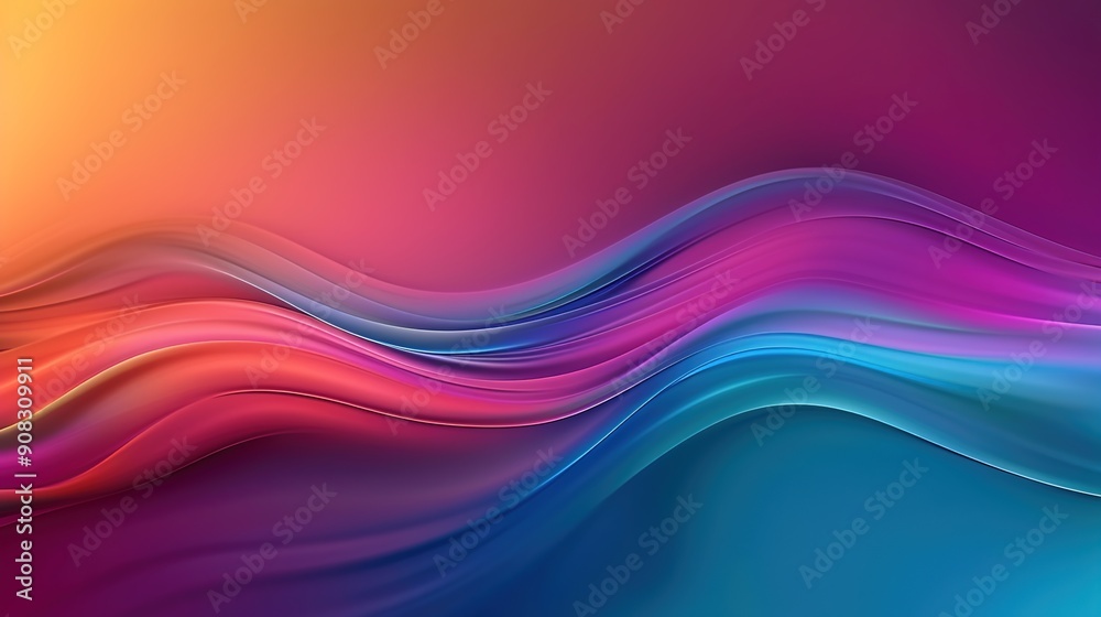 Abstract Gradient Background with Flowing Colors and Smooth Transitions Abstract Gradient Background with Flowing Colors and Smooth Transitions
