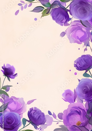 Free watercolor Rose blossom drawing white background