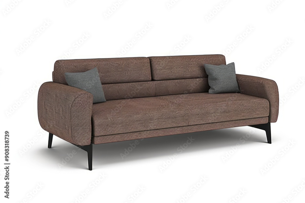 Contemporary Brown Sofa 1 Contemporary Brown Sofa 1
