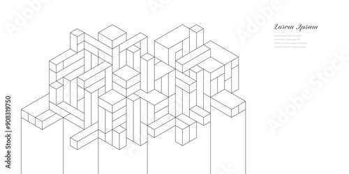 幾何学 抽象 建築 テクノロジー ビジネス 背景
