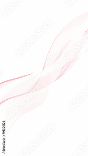 Red & white waves lines vivid background. Vector illustration