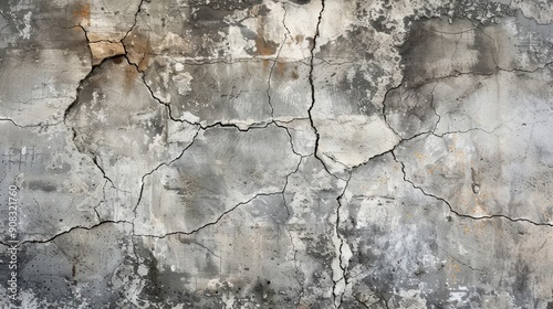 A backdrop featuring a rustic concrete wall with visible texture and cracks, creating an industrial and edgy look perfect for modern designs, urban photography, or grunge-themed projects