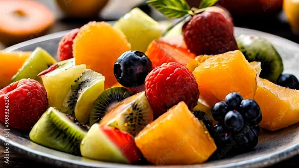 fruit salad in a bowl fruit salad in a bowl
