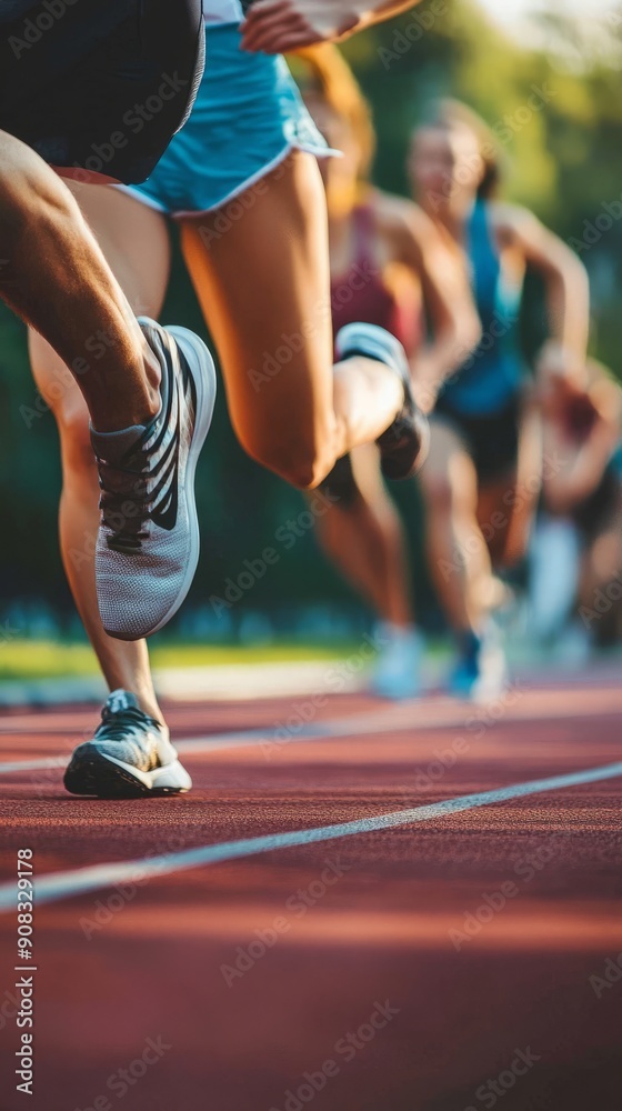Fototapeta premium Future, Sporting events, Sustainability, functionality, environmental protection, public good, Promoting events, sustainability, functional events, projects, health challenges, outdoor sports