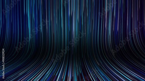 Motion digital technology big data streams ultra speed on blue background.	