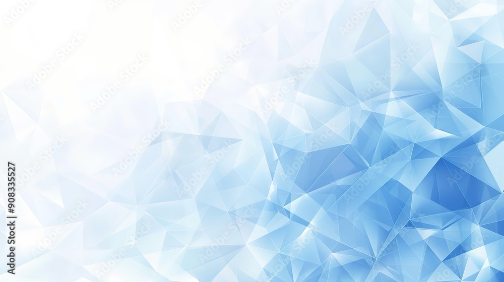 Abstract Light Blue and White Geometric Background with Triangular Shapes for Technology and Business Presentation Design Template. Perfect for Modern Tech Concepts, Data Visualization Abstract Light Blue and White Geometric Background with Triangular Shapes for Technology and Business Presentation Design Template. Perfect for Modern Tech Concepts, Data Visualization