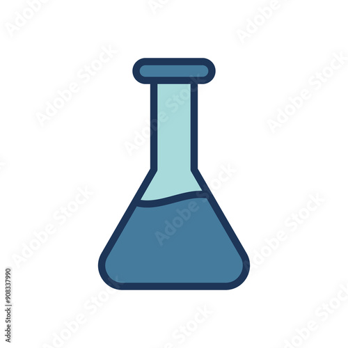 test, tube, flask, lab icon symbol vector template