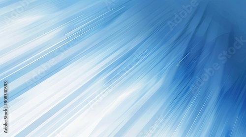 Corporate Sky Blue PowerPoint Template with White Gradient, Raw Style for Business Presentations