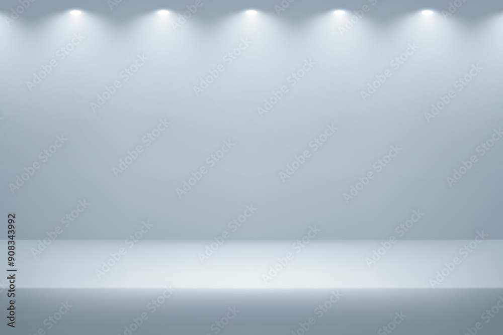 Empty grey and white studio room background. Space for selling products on the website. Empty room with spotlight effect. Vector illustration. Empty grey and white studio room background. Space for selling products on the website. Empty room with spotlight effect. Vector illustration.