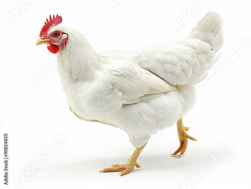 chicken isolated on white background