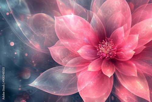 Blooming Beauty - Floral Abstraction Background Perfect for Decoration or Wallpaper Design