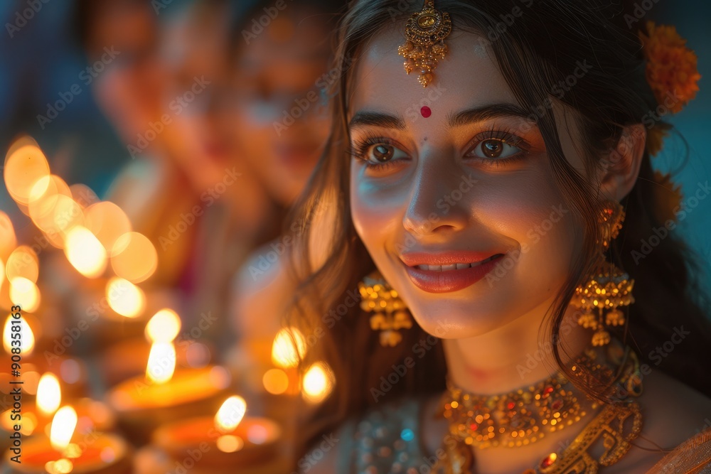 Diwali Deepavali is the main Indian holiday-festival, a festival of lights that symbolizes the victory of light over darkness. candles, lamps, colorful. banner copyspace poster greeting background Diwali Deepavali is the main Indian holiday-festival, a festival of lights that symbolizes the victory of light over darkness. candles, lamps, colorful. banner copyspace poster greeting background