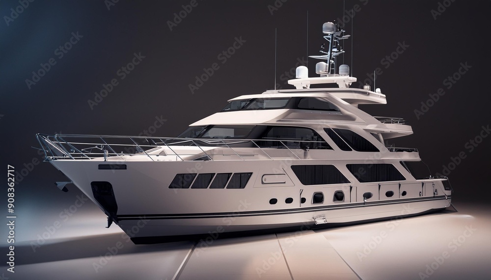 Naklejka premium luxury cruise ship