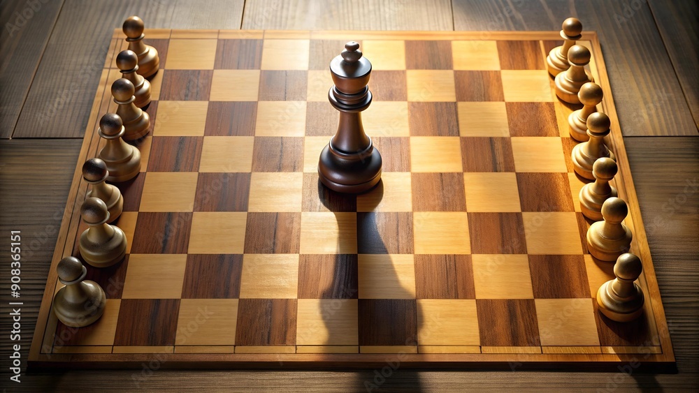 The Shadowed Board: A Visual Metaphor for Strategic Leadership AI generated The Shadowed Board: A Visual Metaphor for Strategic Leadership AI generated