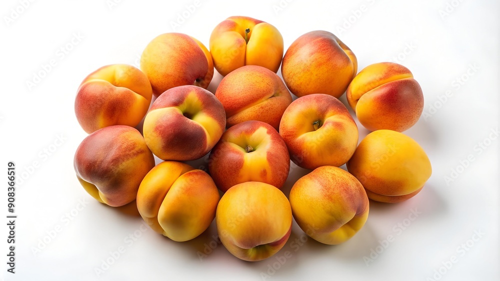 Golden Peach Stack: A Symphony of Summer Fruit AI Generated Golden Peach Stack: A Symphony of Summer Fruit AI Generated