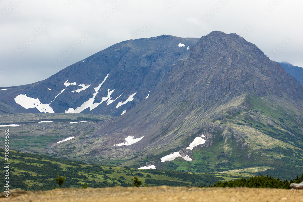 Anchorage Alaska Mountain Ranges, Flattop Mountain Peak Anchorage Alaska Mountain Ranges, Flattop Mountain Peak