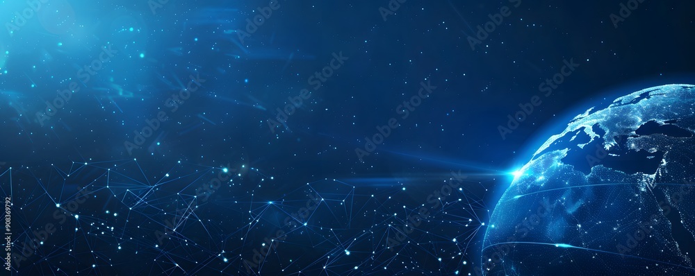 Obraz premium blue planet