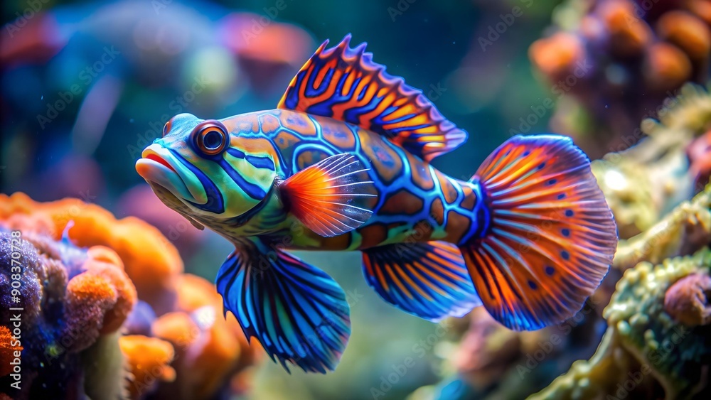 Mandarin Fish in the Current: A Dance of Color Generative AI Mandarin Fish in the Current: A Dance of Color Generative AI