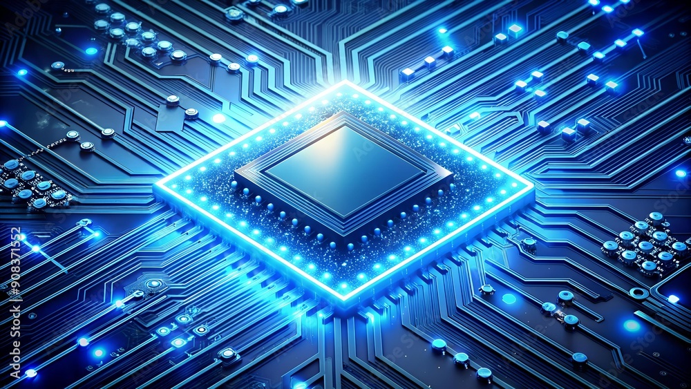 The Blue Brain: A Microchip's Glowing Intelligence generative AI The Blue Brain: A Microchip's Glowing Intelligence generative AI