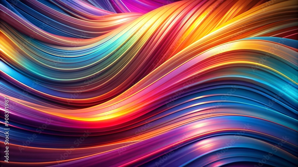 Fluid Lines: A Symphony of Colors generative AI Fluid Lines: A Symphony of Colors generative AI