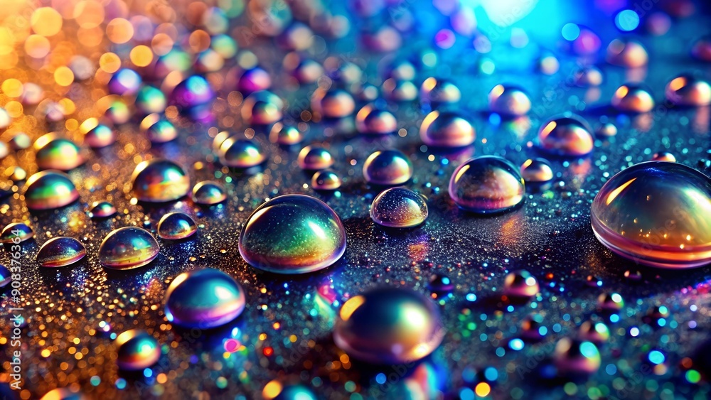 Ethereal Droplets on a Celestial Canvas generative AI Ethereal Droplets on a Celestial Canvas generative AI