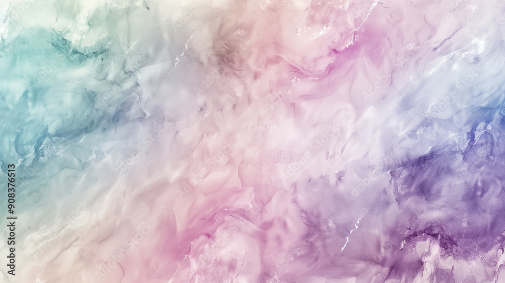 Fototapeta premium Soft Watercolor Gradient with Pastel Colors