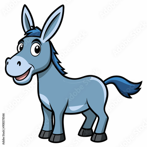 silhouette of a donkey, donkey vector illustration, animal vector art, donkey silhouette, pet vector icon, eps, donkey cartoon