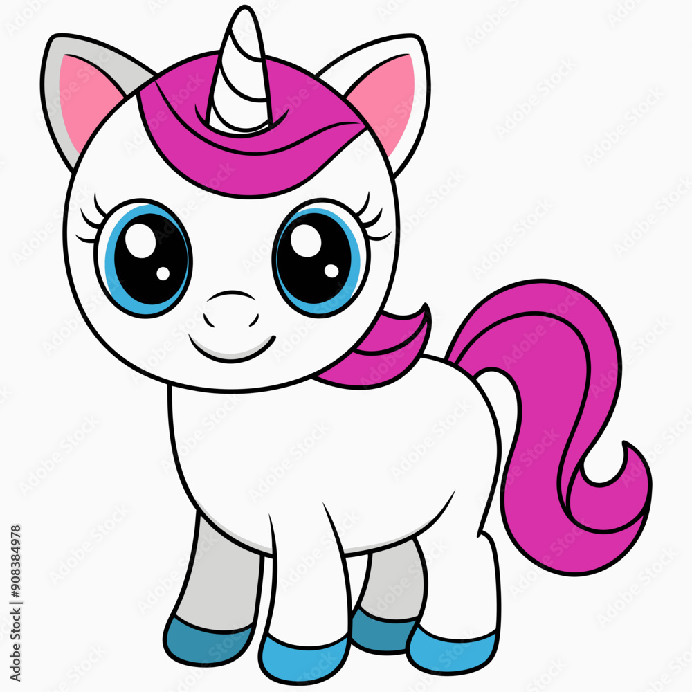 Unicorn isolated on white, Unicorn vector illustration, animal vector art, Unicorn silhouette, pet vector icon, eps, Unicorn cartoon Unicorn isolated on white, Unicorn vector illustration, animal vector art, Unicorn silhouette, pet vector icon, eps, Unicorn cartoon