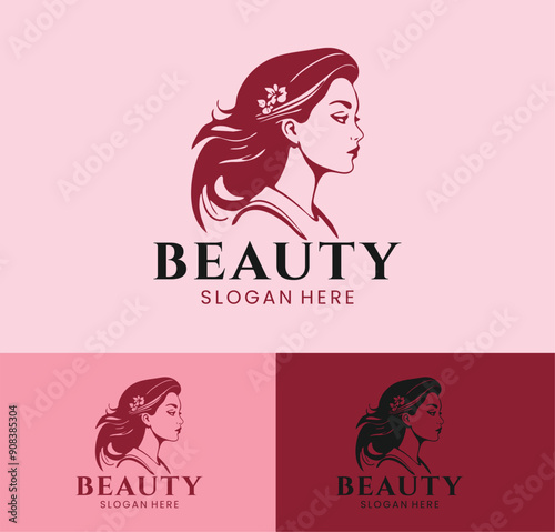 A Proffesional Logo beauty women  for bussines