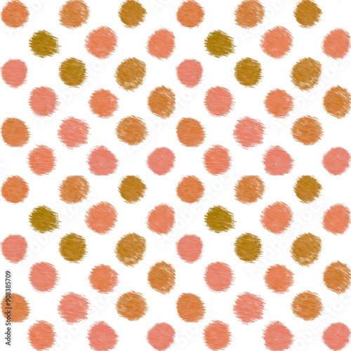 seamless pattern of colorful dot