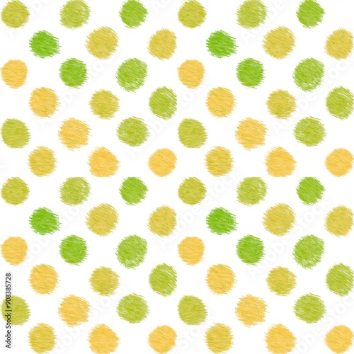 seamless pattern of colorful dot