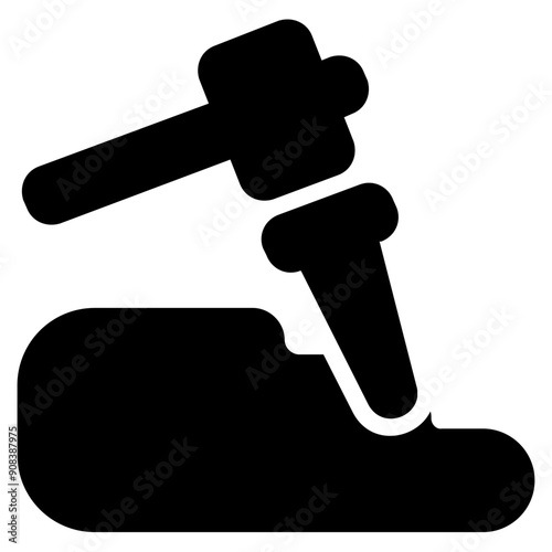Sculpting Icon in Solid Style