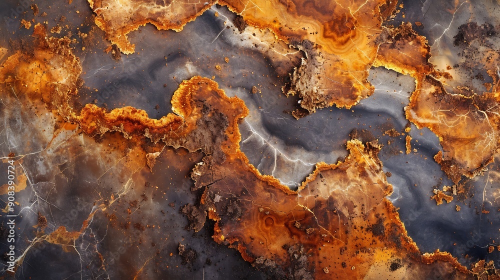 Fototapeta premium Rust Marble texture design With High Resolution Slab tile ceramic gvt pgvt : Generative AI