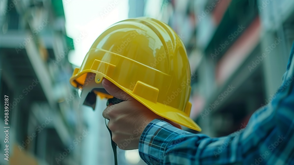 Helmet construction Engineer team Men hands holding hardhat yellow work helmet in Civil Construction Engineering Close up engineer man hold safety yellow worker helmet hard hat at Cons : Generative AI Helmet construction Engineer team Men hands holding hardhat yellow work helmet in Civil Construction Engineering Close up engineer man hold safety yellow worker helmet hard hat at Cons : Generative AI