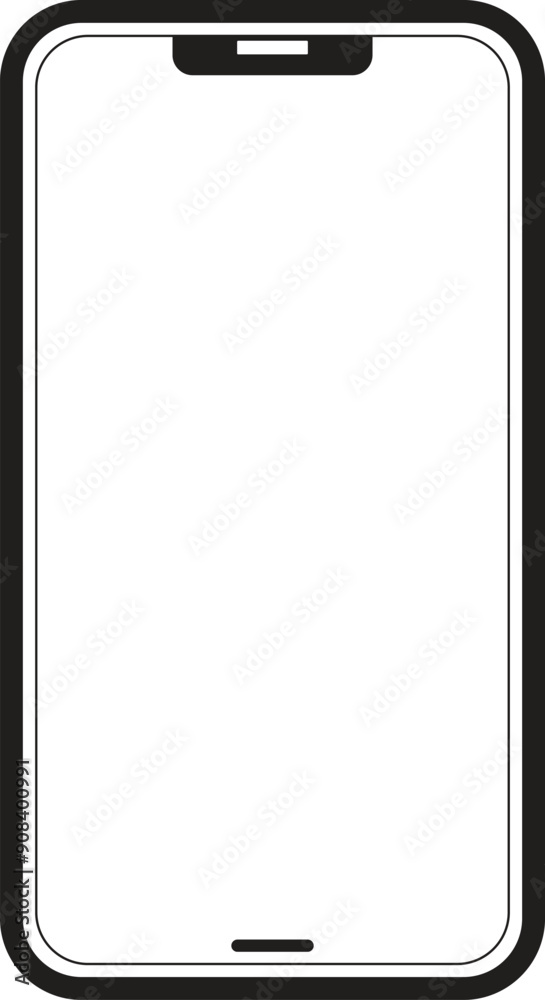 Easy to use vector image of Mobile Easy to use vector image of Mobile