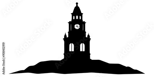 Clock Tower Silhouette Art: Classic and Modern Designs for Every Space