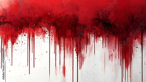  red paint splatter on white wall background, Red blood splatter on a grunge wall, horror wall, halloween wall, red vintage, retro,red splash dripped blood textured wall,banner poster design walll 