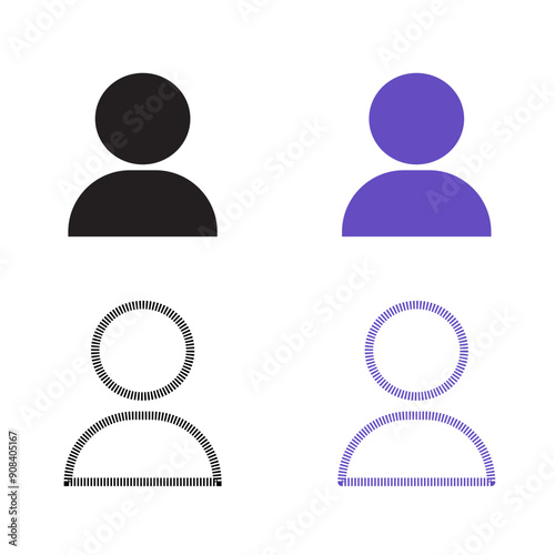 Default Avatar Profile Icon Vector