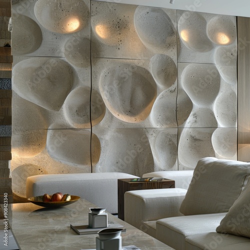 Stone with natural acoustic properties for sound management